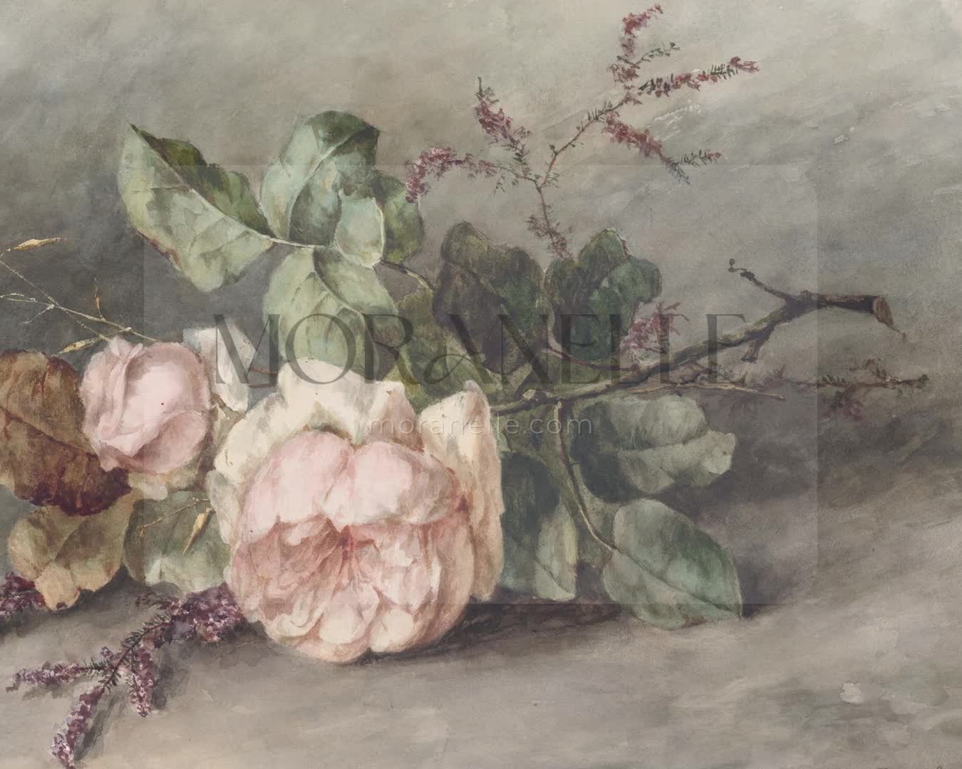 Margaretha Roosenboom Rozen - short video preview showing how the painting appears on Samsung Frame TV.