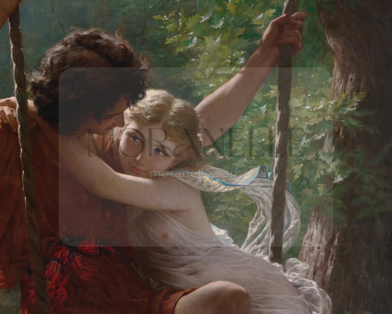 Pierre Auguste Cot Le Printemps - short video preview showing how the painting appears on Samsung Frame TV.