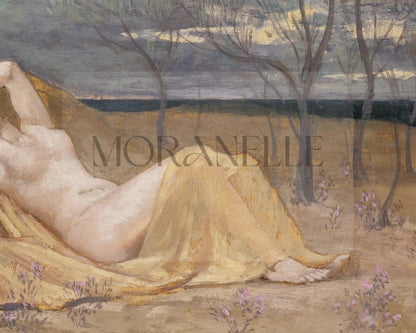 Pierre Puvis de Chavannes Tamaris - short video preview showing how the painting appears on Samsung Frame TV.